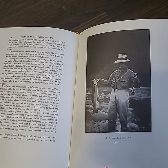 Tales Of Fresh Water Fishing By ZANE GREY 1991 SIGNED LIMITED EDITION Book - Picture 4 of 7